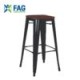 Bancos Mirto Alto con Asiento de Madera